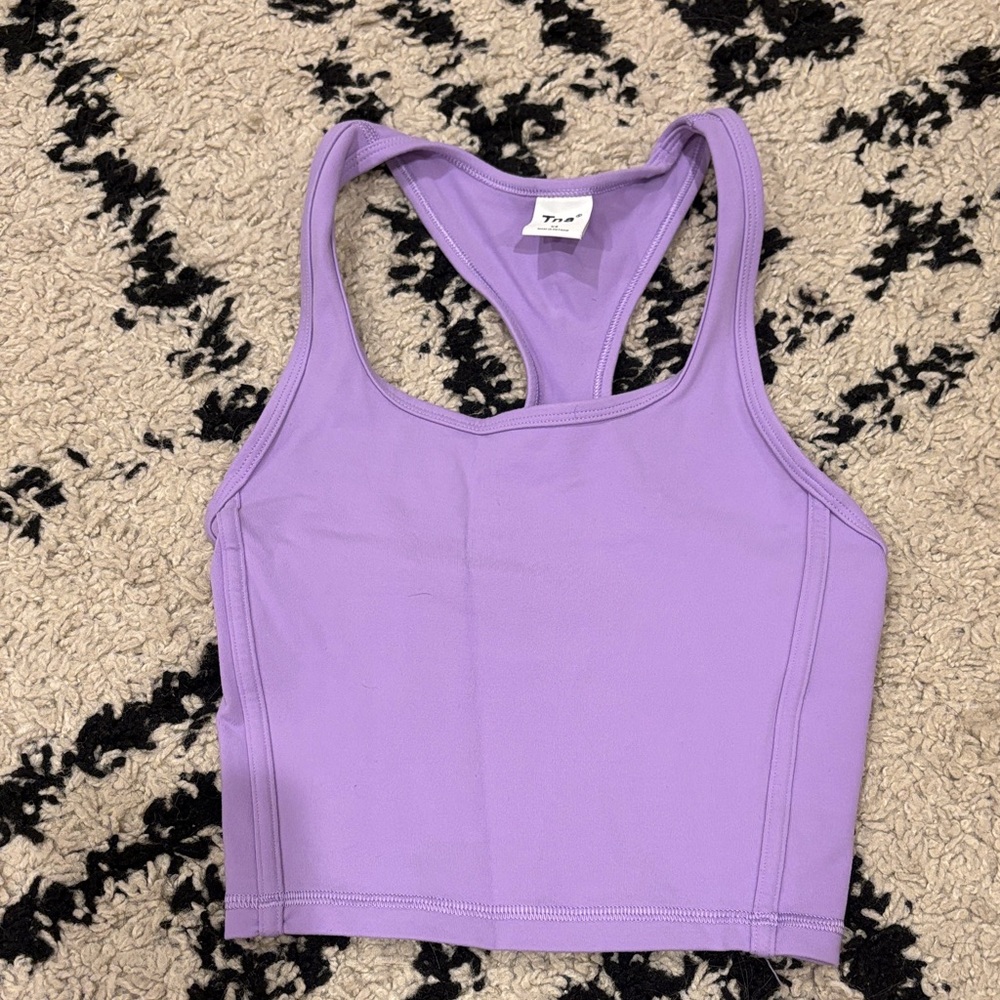 Aritzia TNA Purple Racerback Tank Top